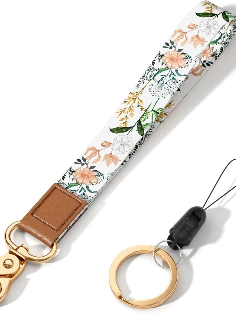 Wrist Lanyard Key Chain, Cute Wristlet Strap Keychain Holder for Women Men Car K